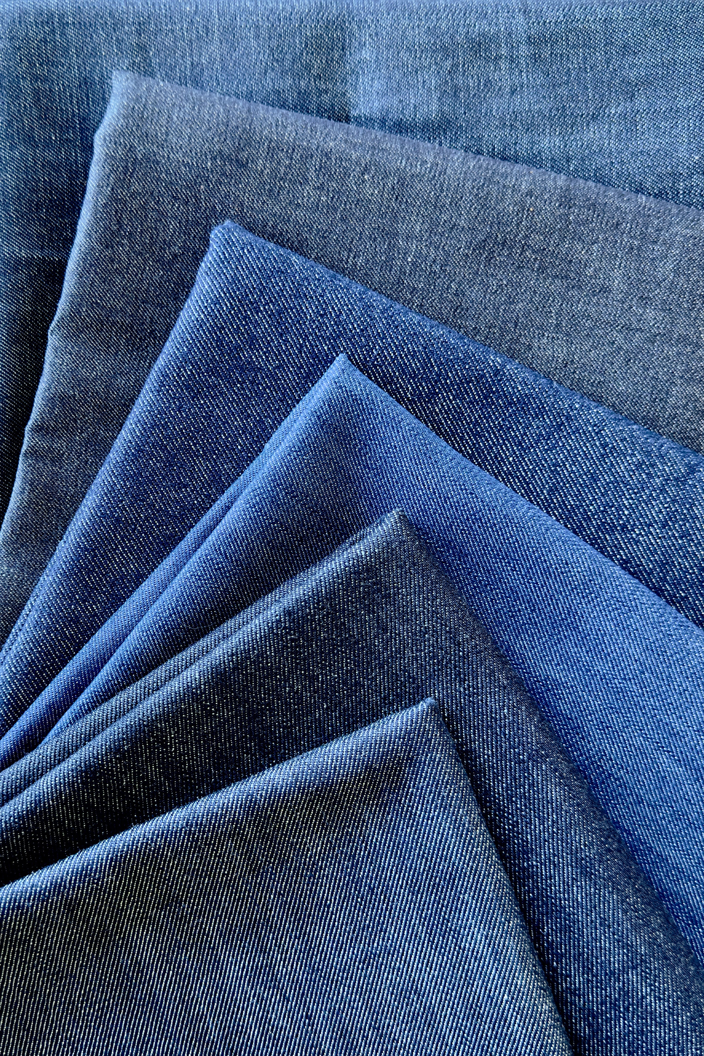 Indigo denim varies by batch and season