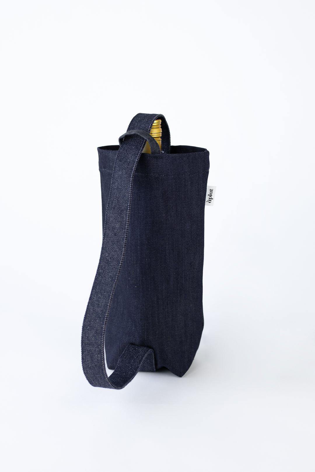 Vin Single Bottle Tote | Denim