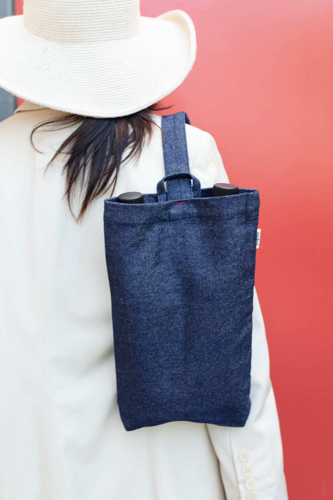 Vin Two Bottle Wine Tote | Denim