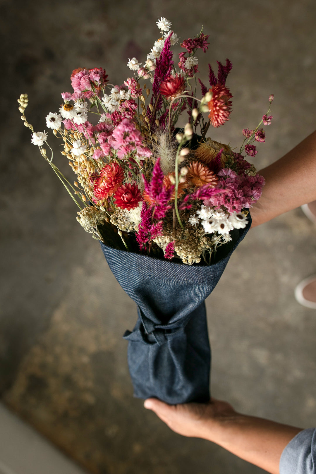 Jardin Bouquet Tote | Denim