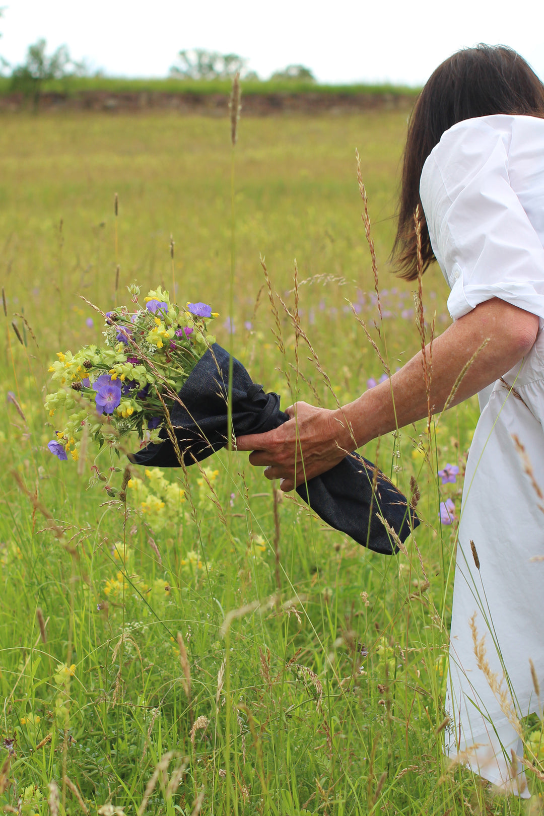 Jardin Bouquet Tote | Denim