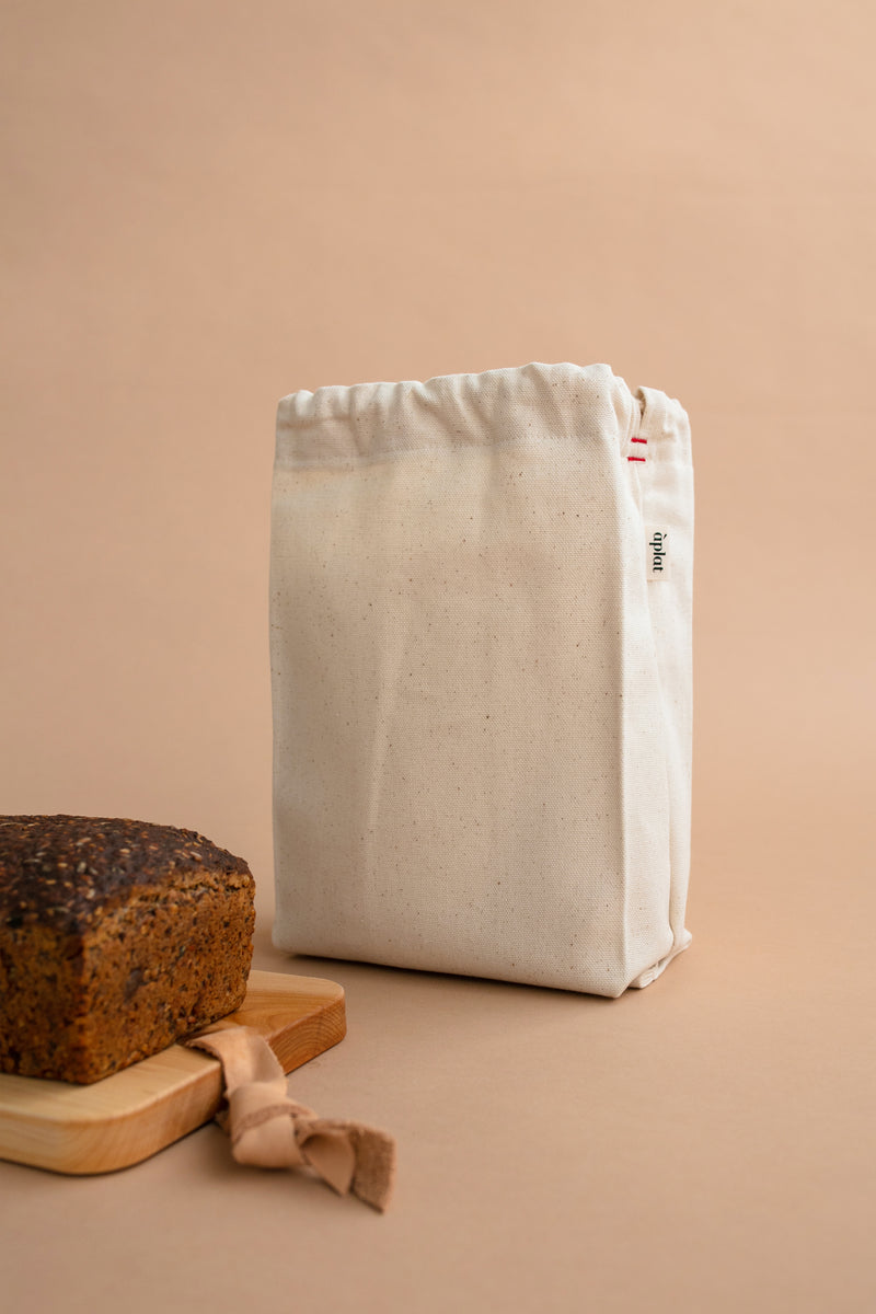 2 X Bread Bags for Homemade Bread - Plastic Lined, Reusable Linen Cloth  Saver Bag For Sourdough & Homemade Bread Storage - 17 x 13 XL