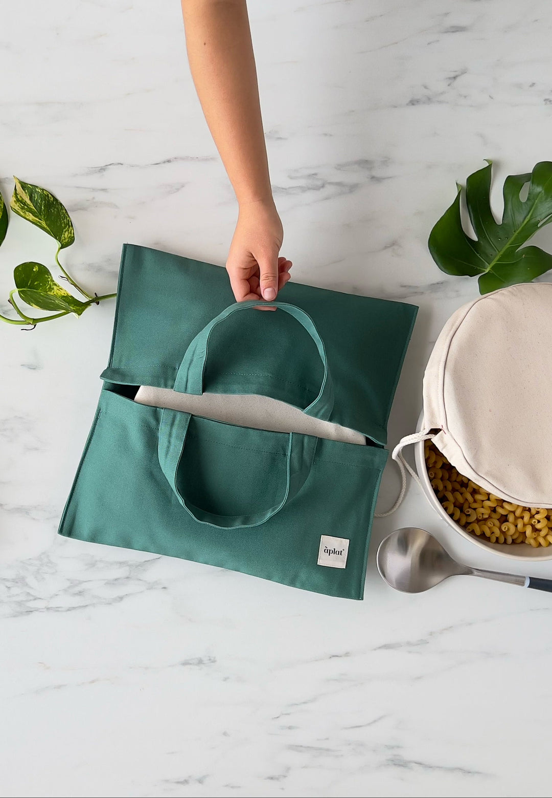Plat Dish Tote | Kale