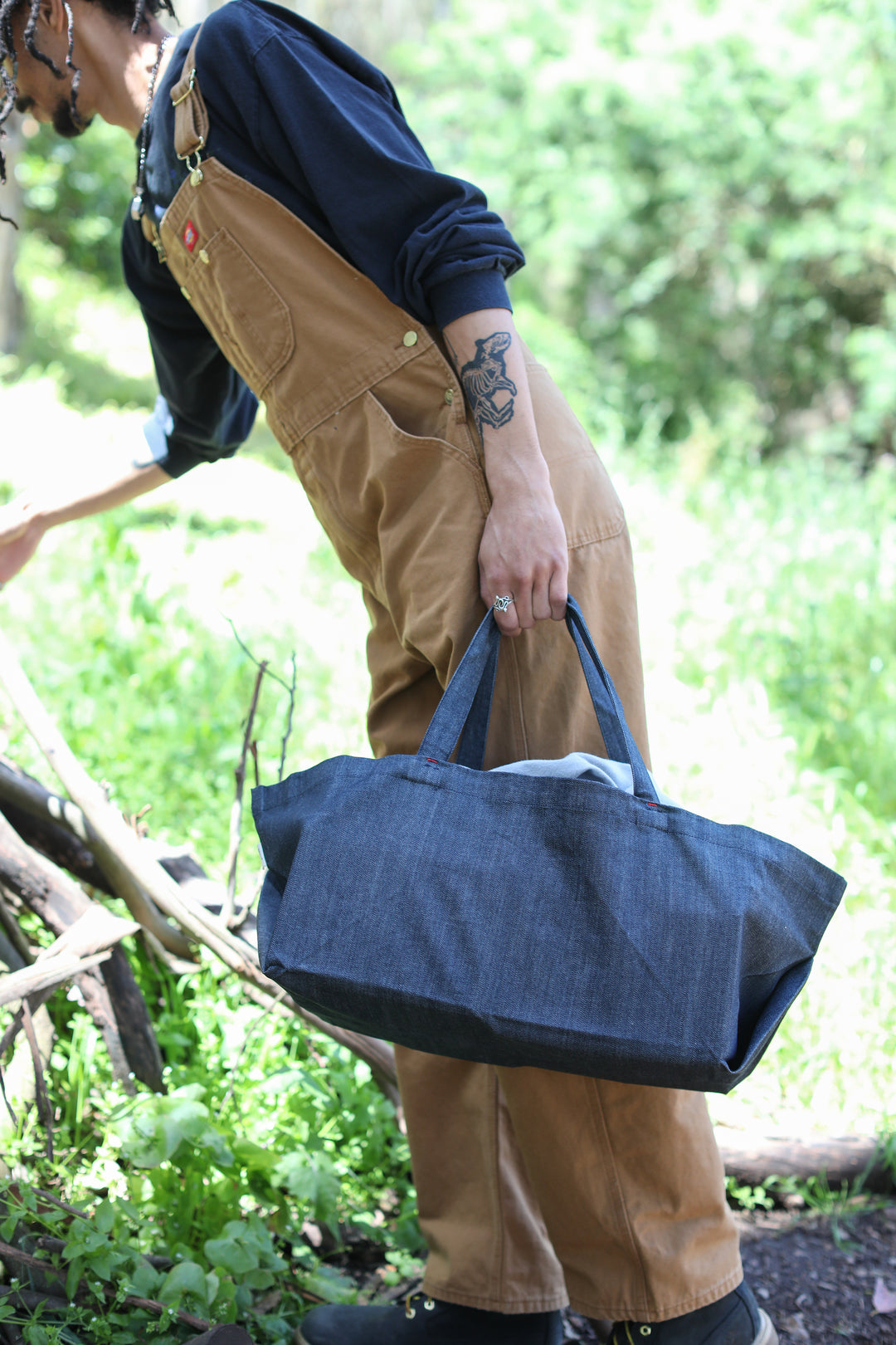 Grand Carryall Tote | Denim