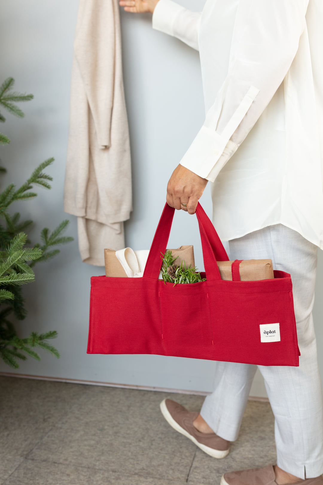 Vin One Bottle Picnic Tote | Cranberry