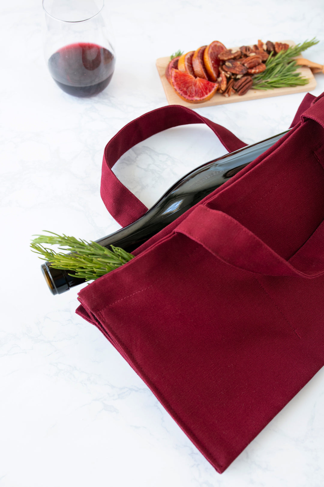 Vin One Bottle Picnic Tote | Merlot