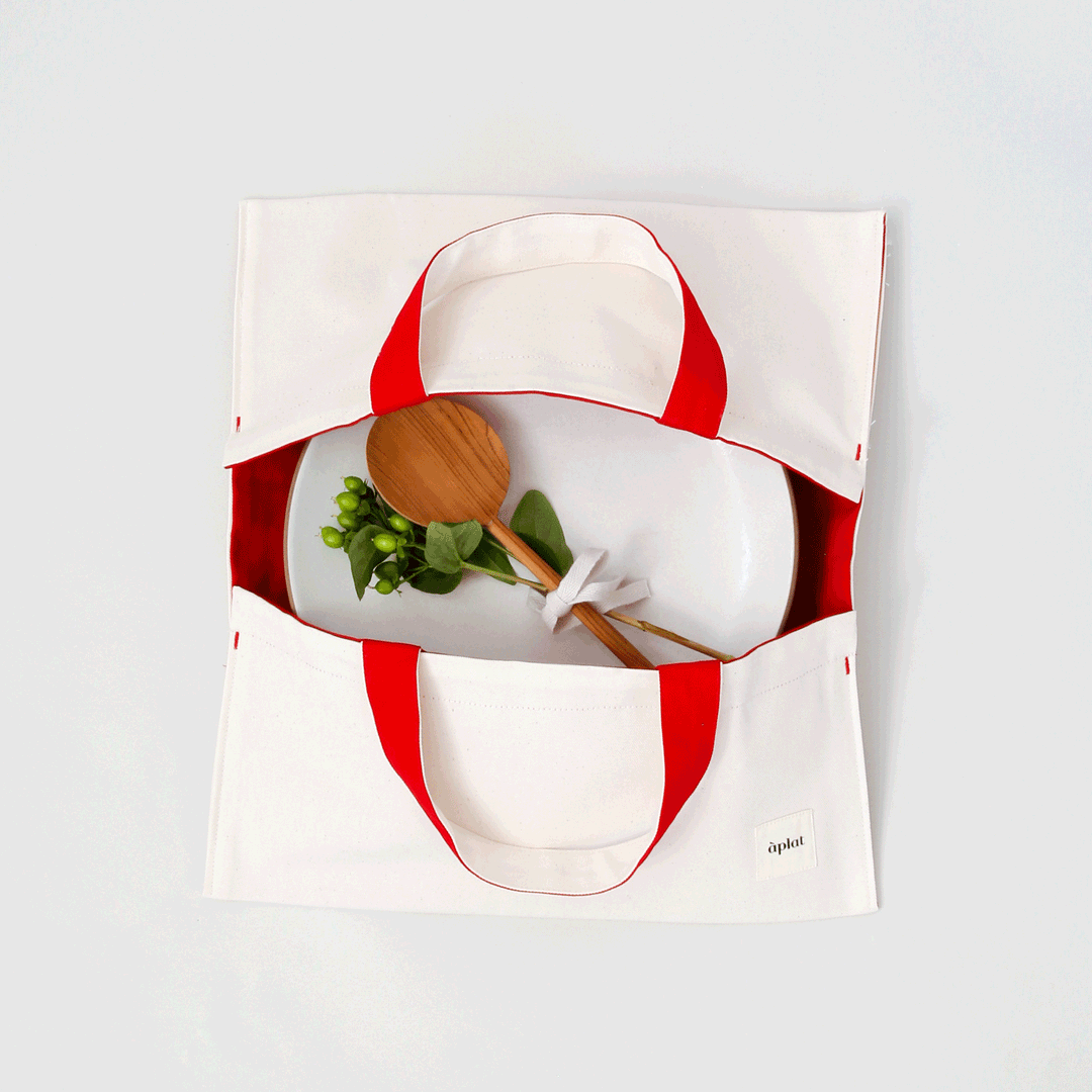 Plat Cookware Tote | Red  | Blue