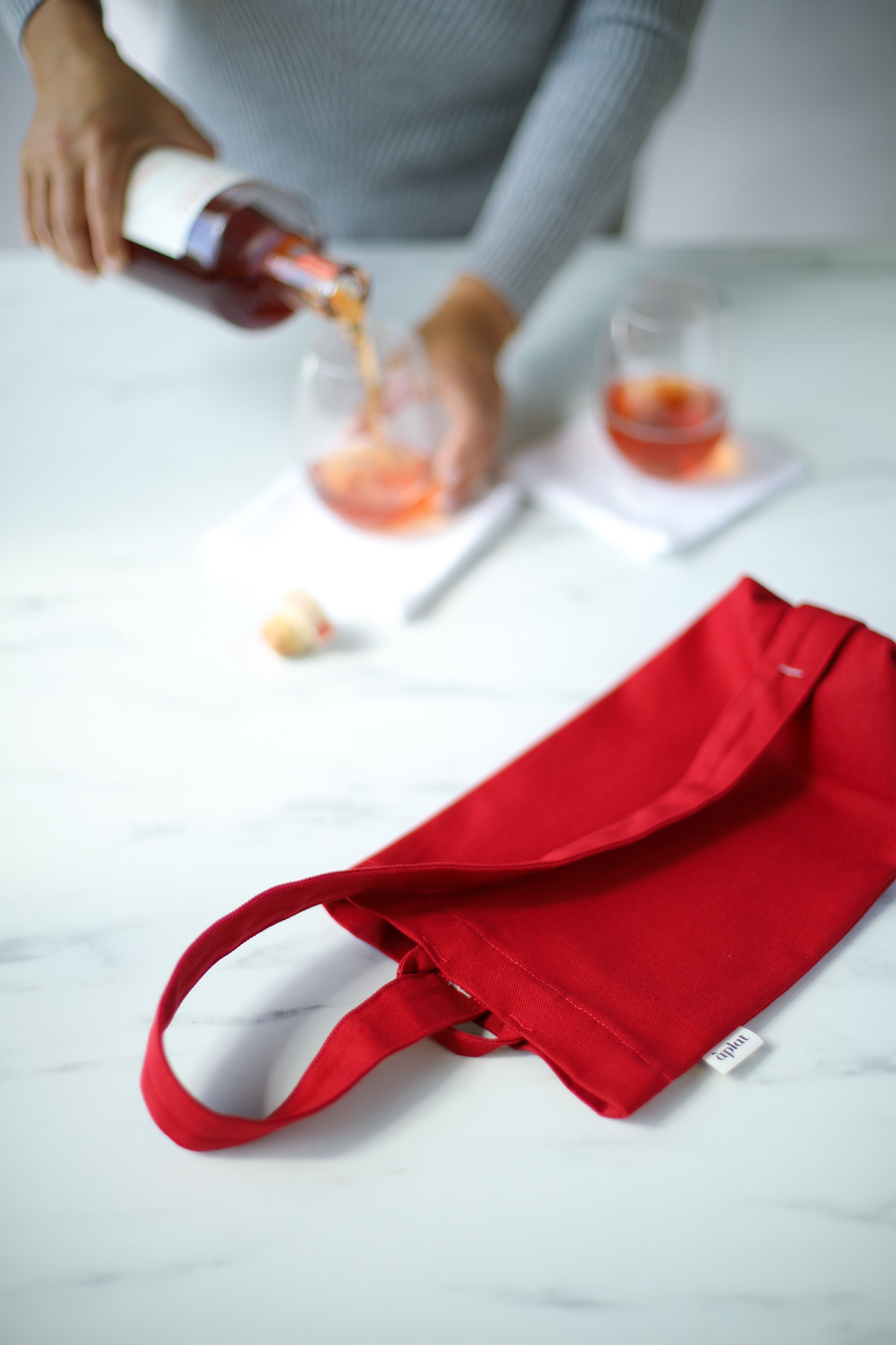 Aplat Wine Tote - Thumbnail 5