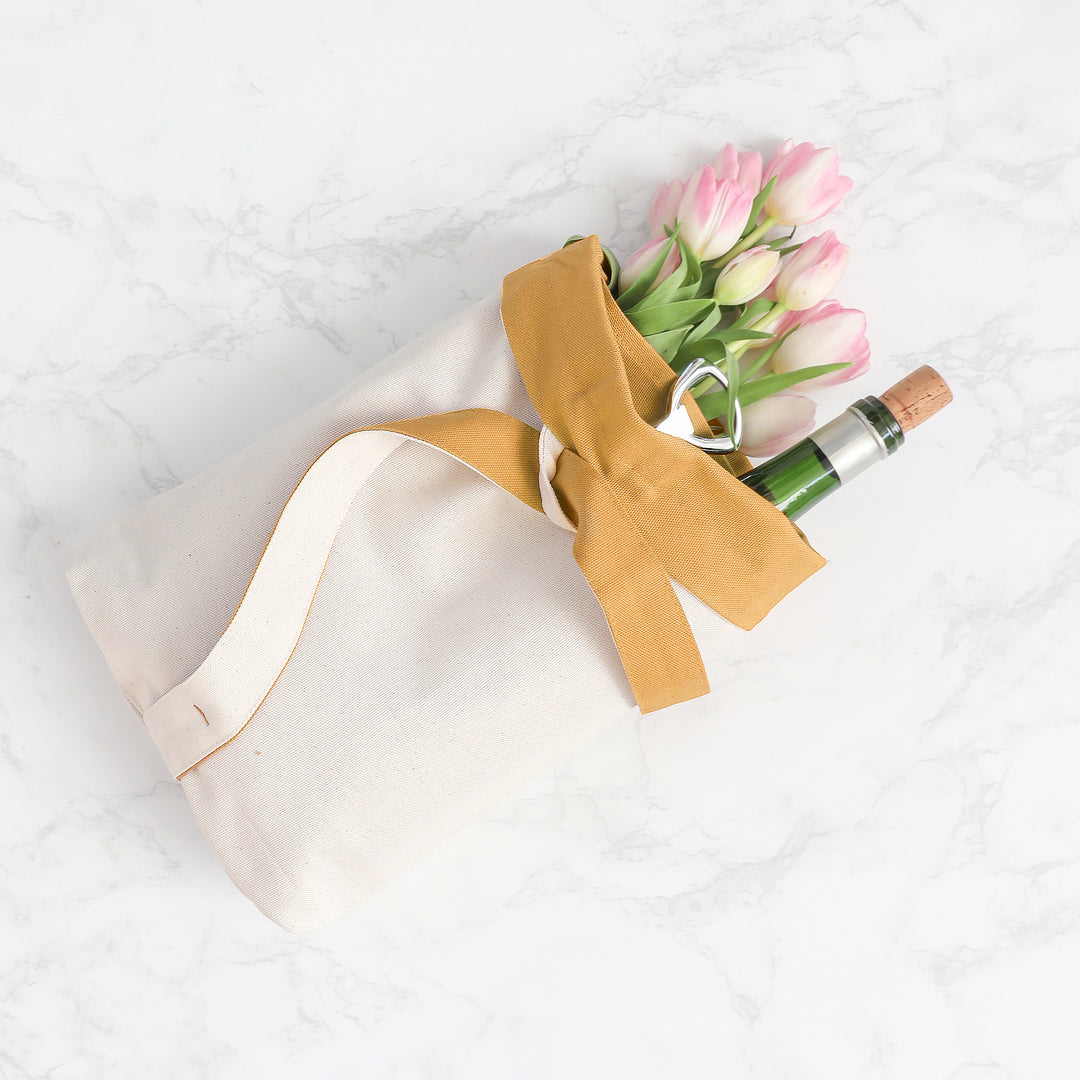 Vin Two Bottle Tote | Factory Sample or Seconds | Honey