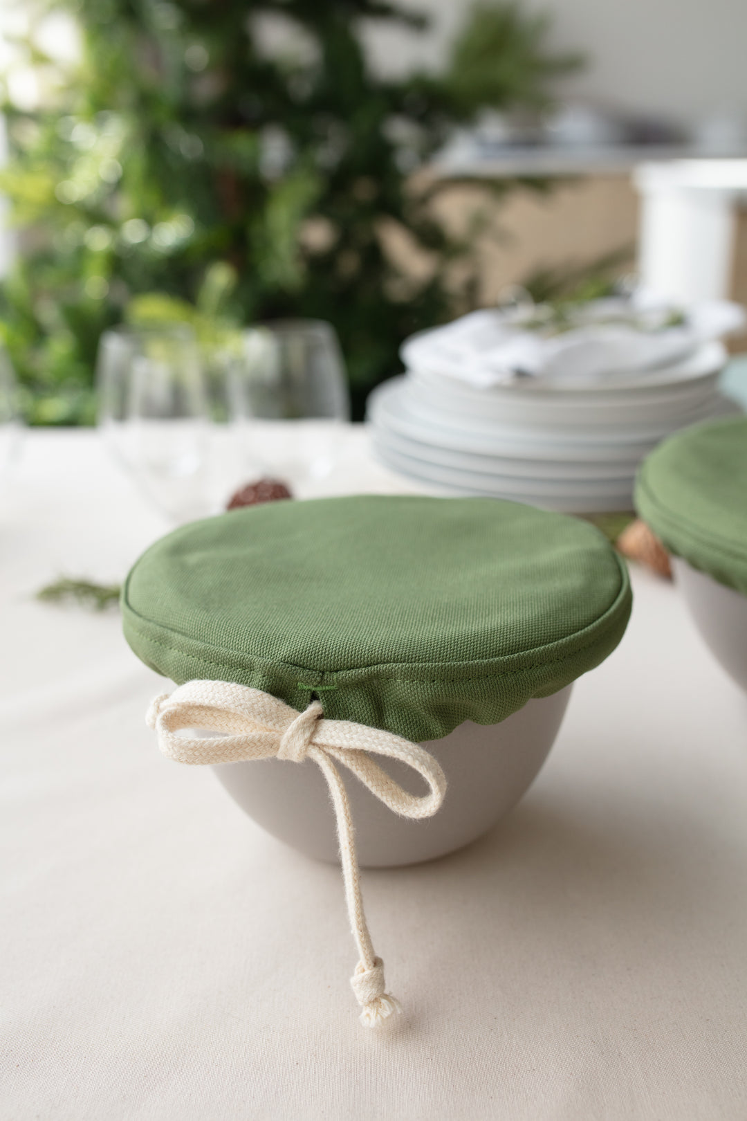 Couvre-Plat Extra Small Bowl Cover | Olive