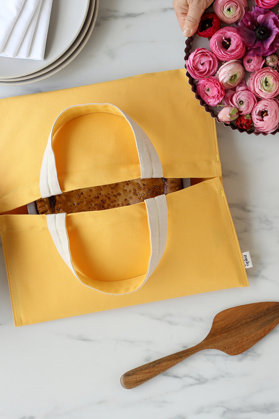 Plat Dish Tote | Lemon