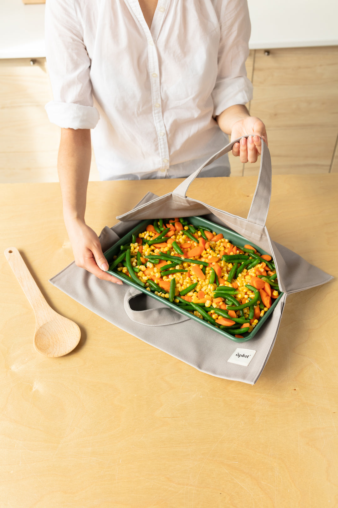 Plat Casserole Tote | Oyster